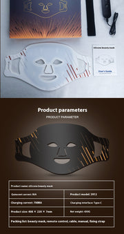 Silicone Mask Beauty Instrument Led Beauty Mask Photon Skin Rejuvenation — product image 8