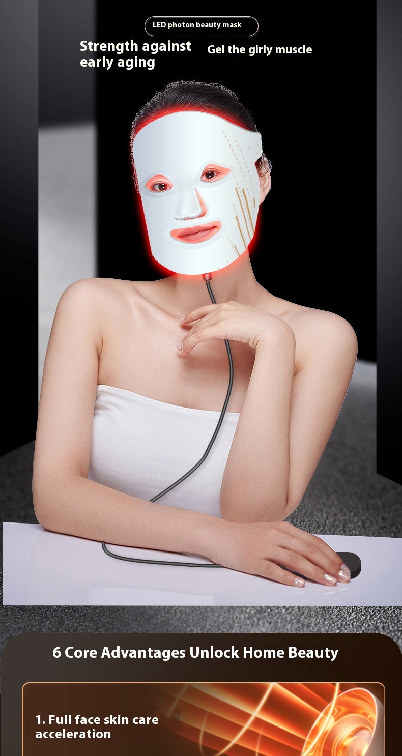 Silicone Mask Beauty Instrument Led Beauty Mask Photon Skin Rejuvenation — product image 10
