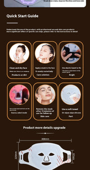 Silicone Mask Beauty Instrument Led Beauty Mask Photon Skin Rejuvenation — product image 12