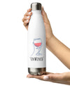 "UnWined" Stainless Steel Water Bottle